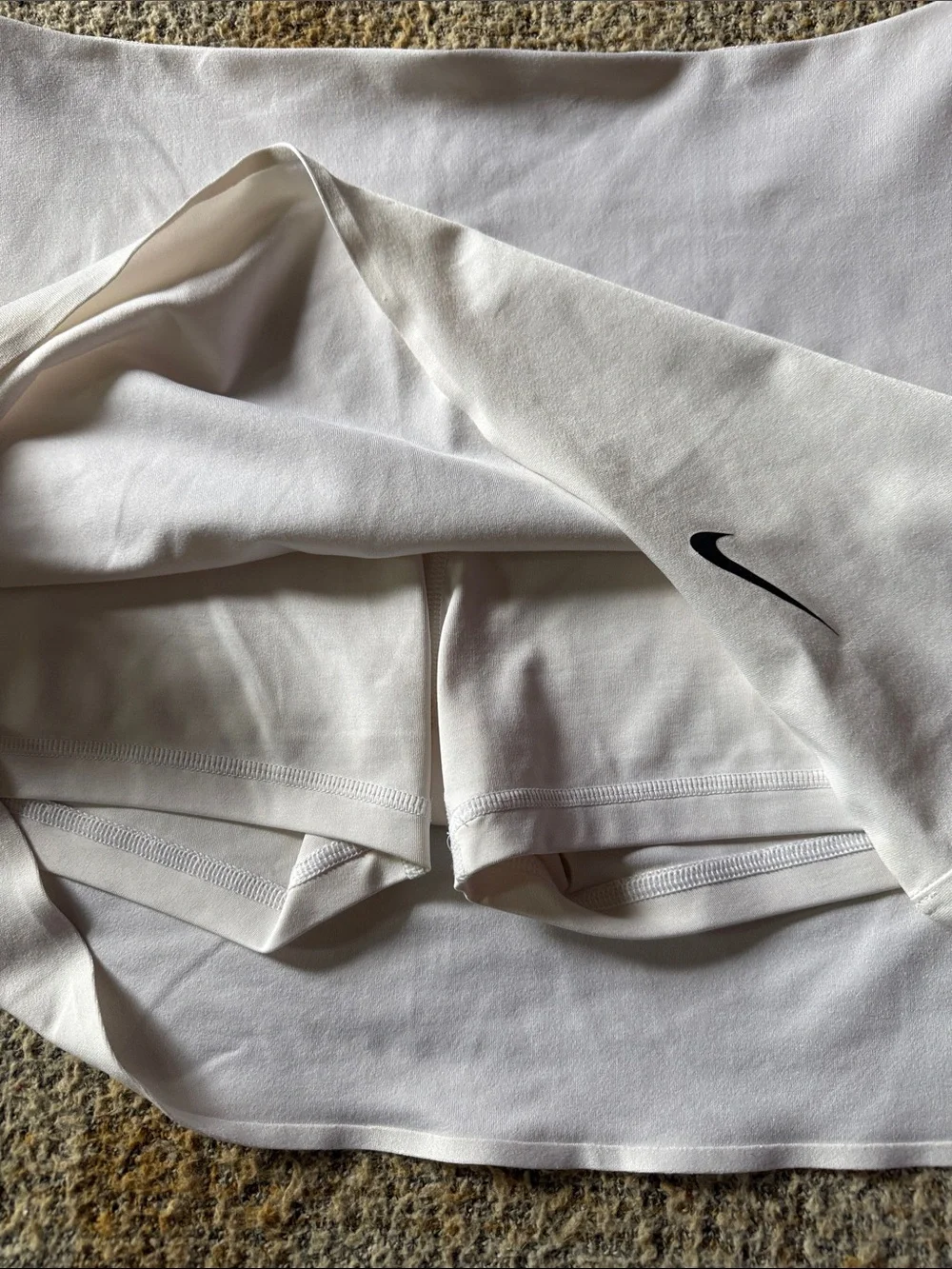 Nike Light Pink Mini Skirt with Black Swoosh